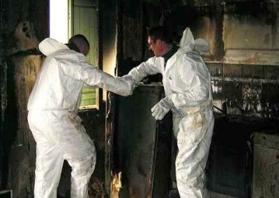 Déblaiement suite incendie